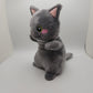 PROTOTYPE PLUSH - Cat in a Box (Grey Treats)