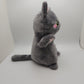 PROTOTYPE PLUSH - Cat in a Box (Grey Treats)