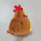 Brown chonky chicken with hats (1mm minky)