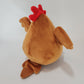 Brown chonky chicken with hats (1mm minky)