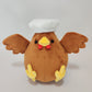 Brown chonky chicken with hats (1mm minky)