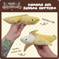 SEWING PATTERN - Banana eel plush