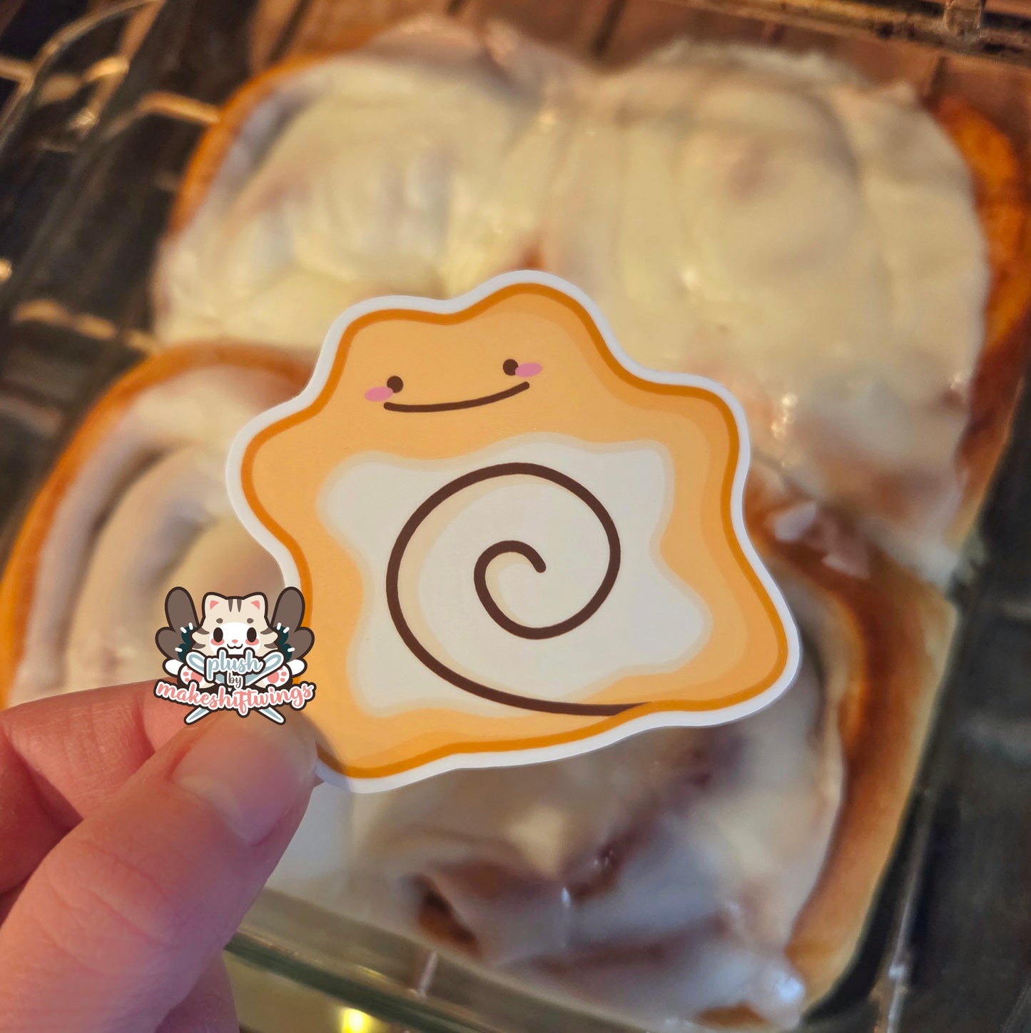Cinnamon roll sticker