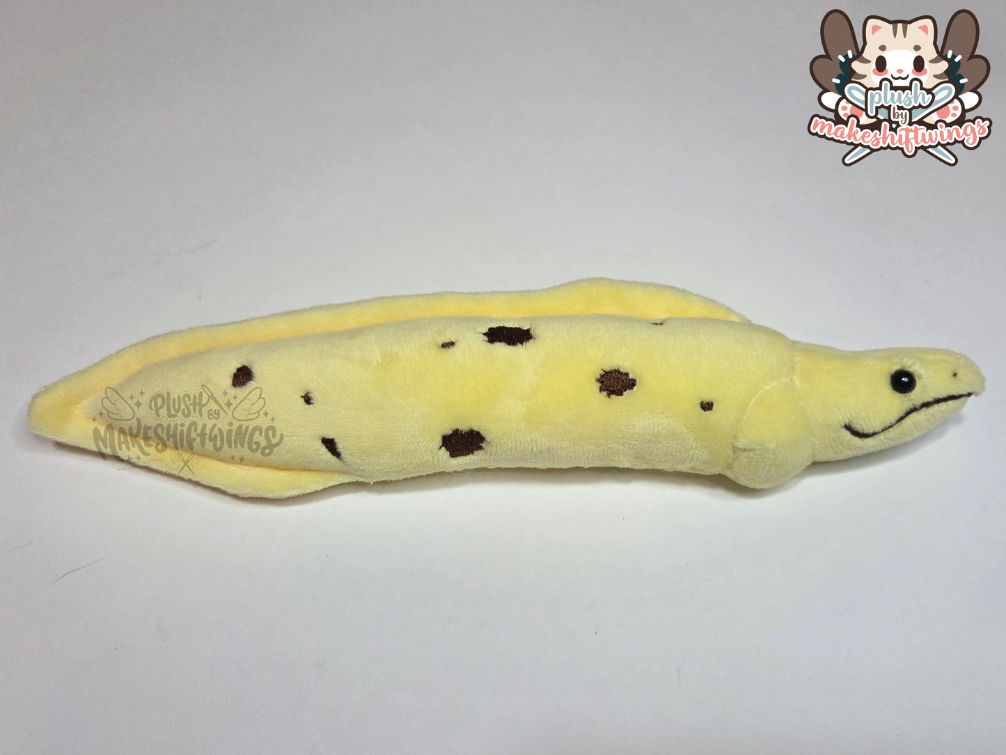 Banana eel plush (1mm minky)