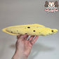 Banana eel plush (mochi, embroidered eyes)