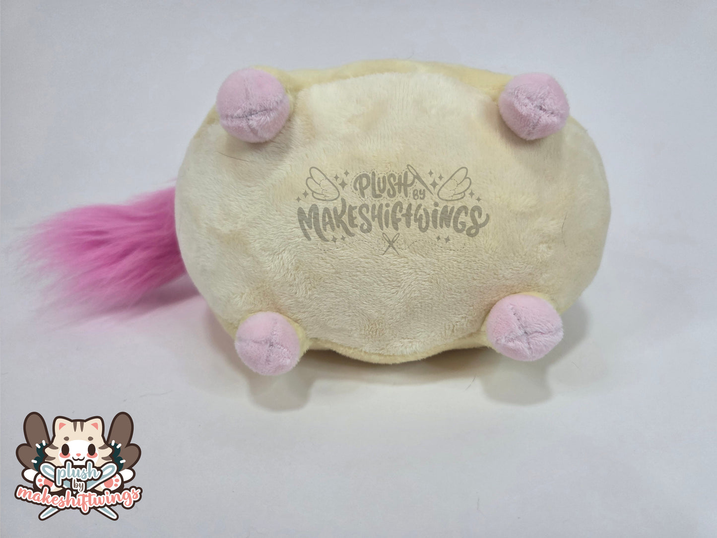 Shy yellow honse plush