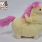 Shy yellow honse plush