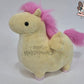 Shy yellow honse plush