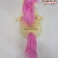 Shy yellow honse plush