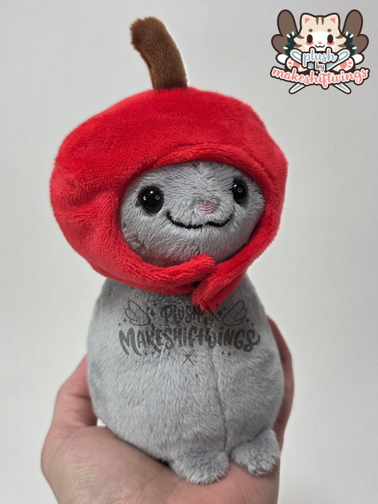 Grey cat in hats plush