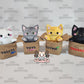 SEWING PATTERN - Cat in a Box Plush