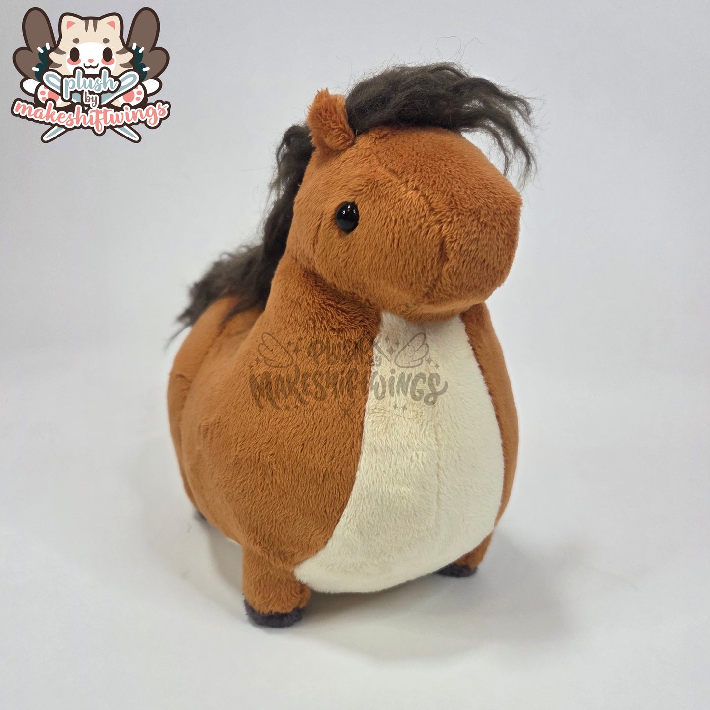 Cave painting honse plush