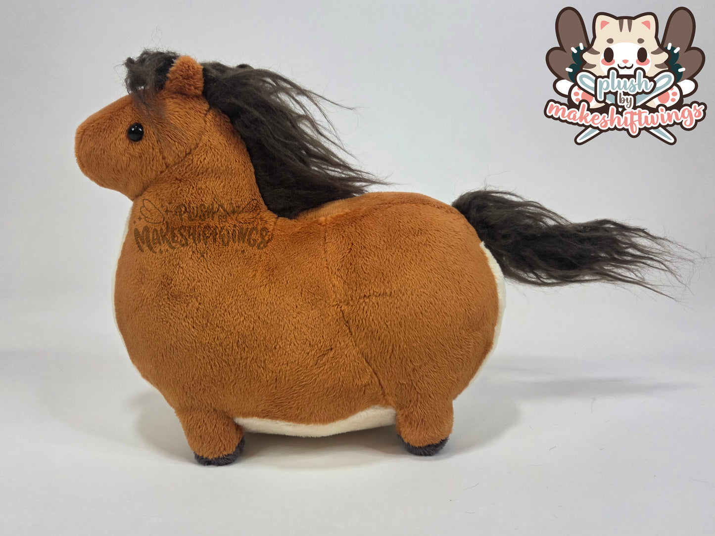 SEWING PATTERN - Chubby horse plush