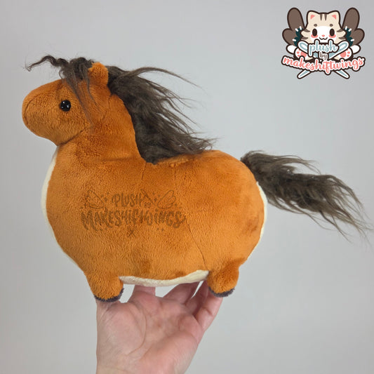 Cave painting honse plush