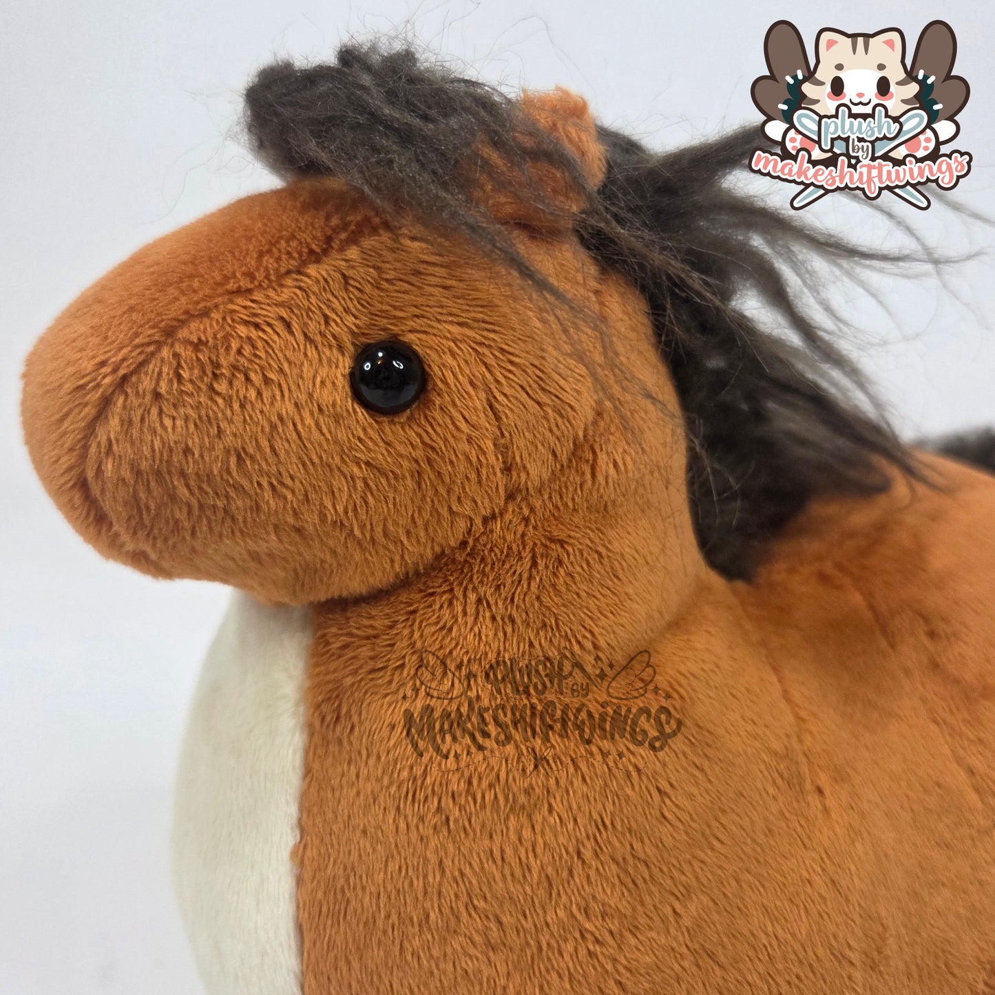 Cave painting honse plush