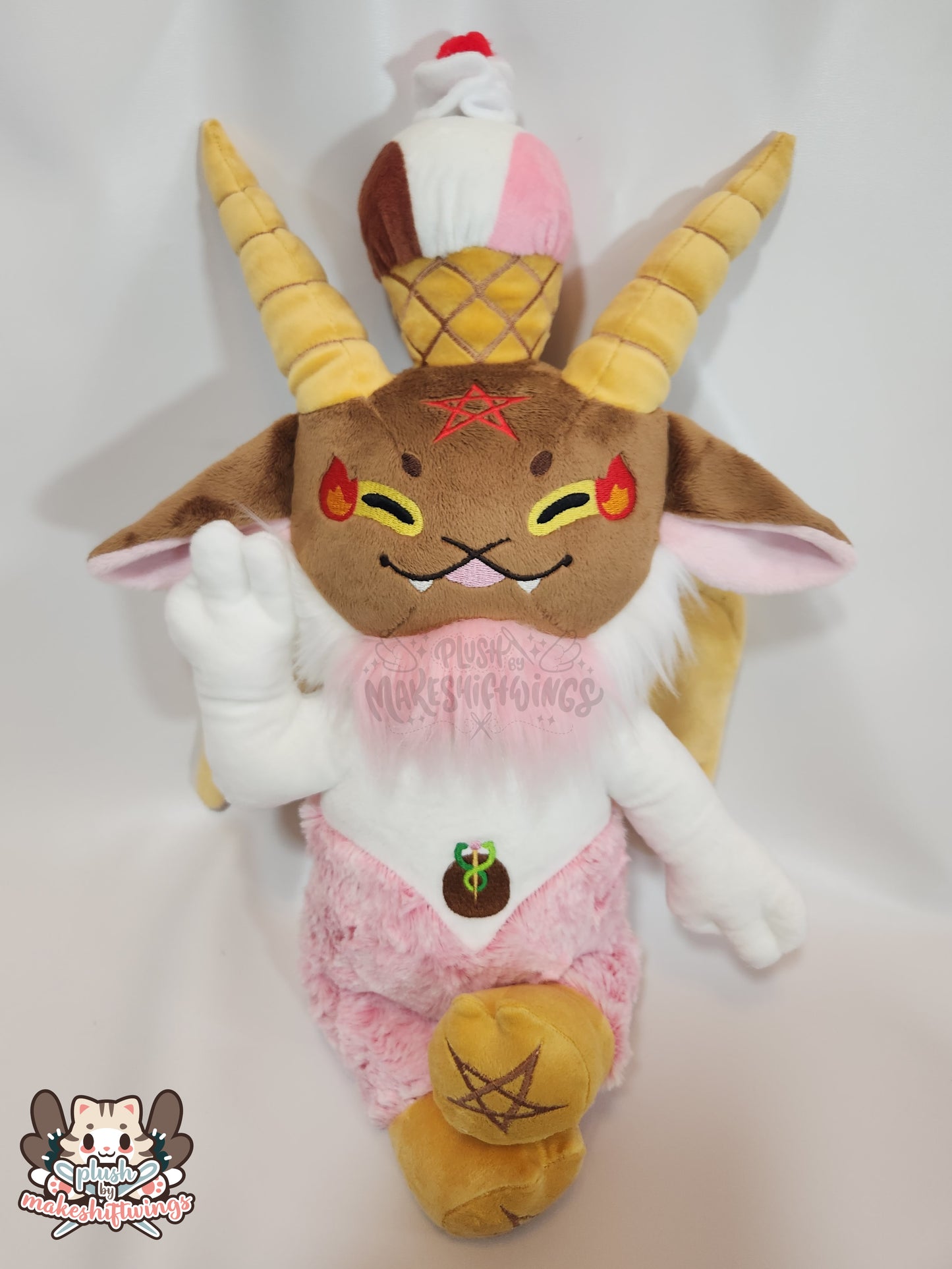 Ice Cream Baphomet Plush