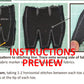 SEWING PATTERN - Floppy bat plush