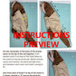 SEWING PATTERN - Ferret plush with clown costume
