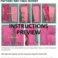 SEWING PATTERN - Chubby horse plush