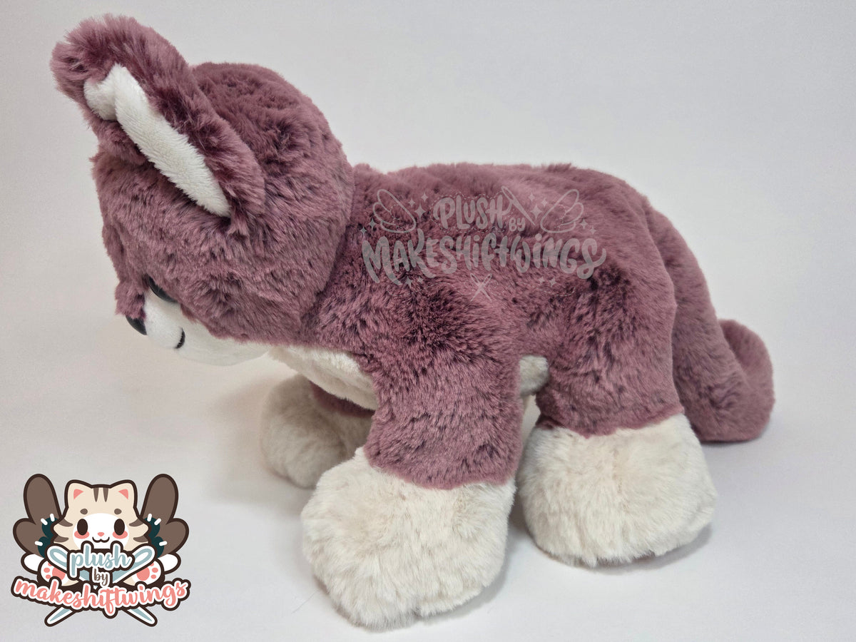 Floppy fluffy feline plush