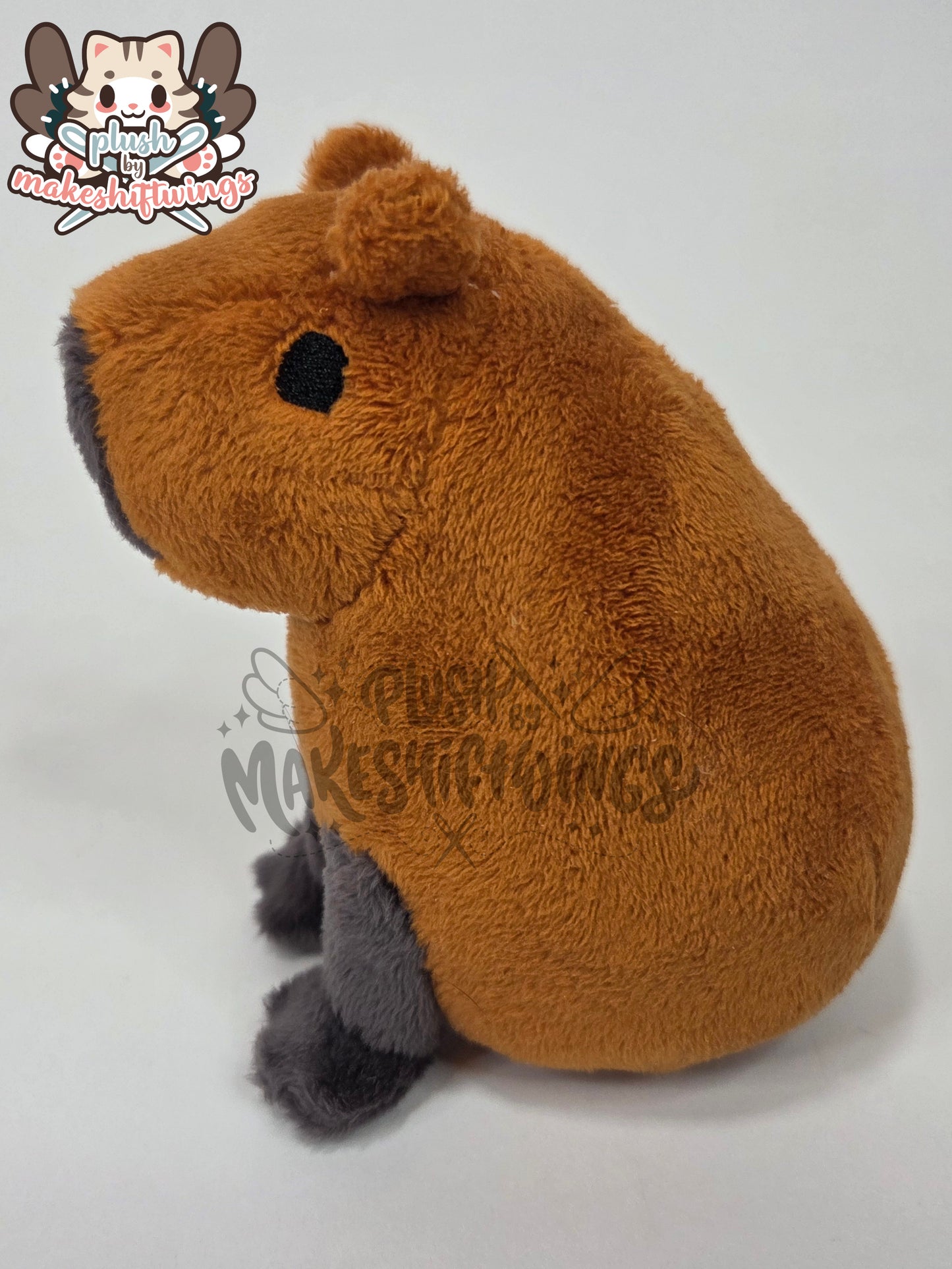Capybara ramen bowl (minky, open eyes)