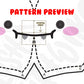 SEWING PATTERN - Fat Bat Plush