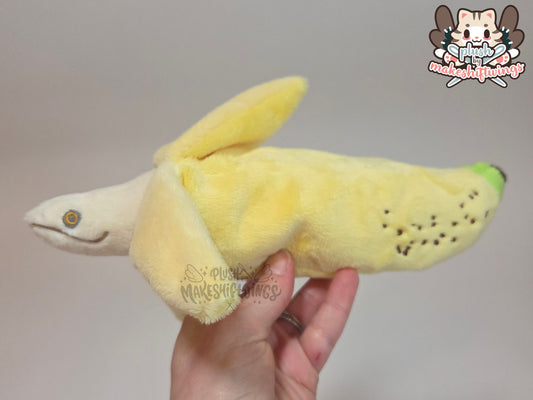 Banana p-eel plush (minky)
