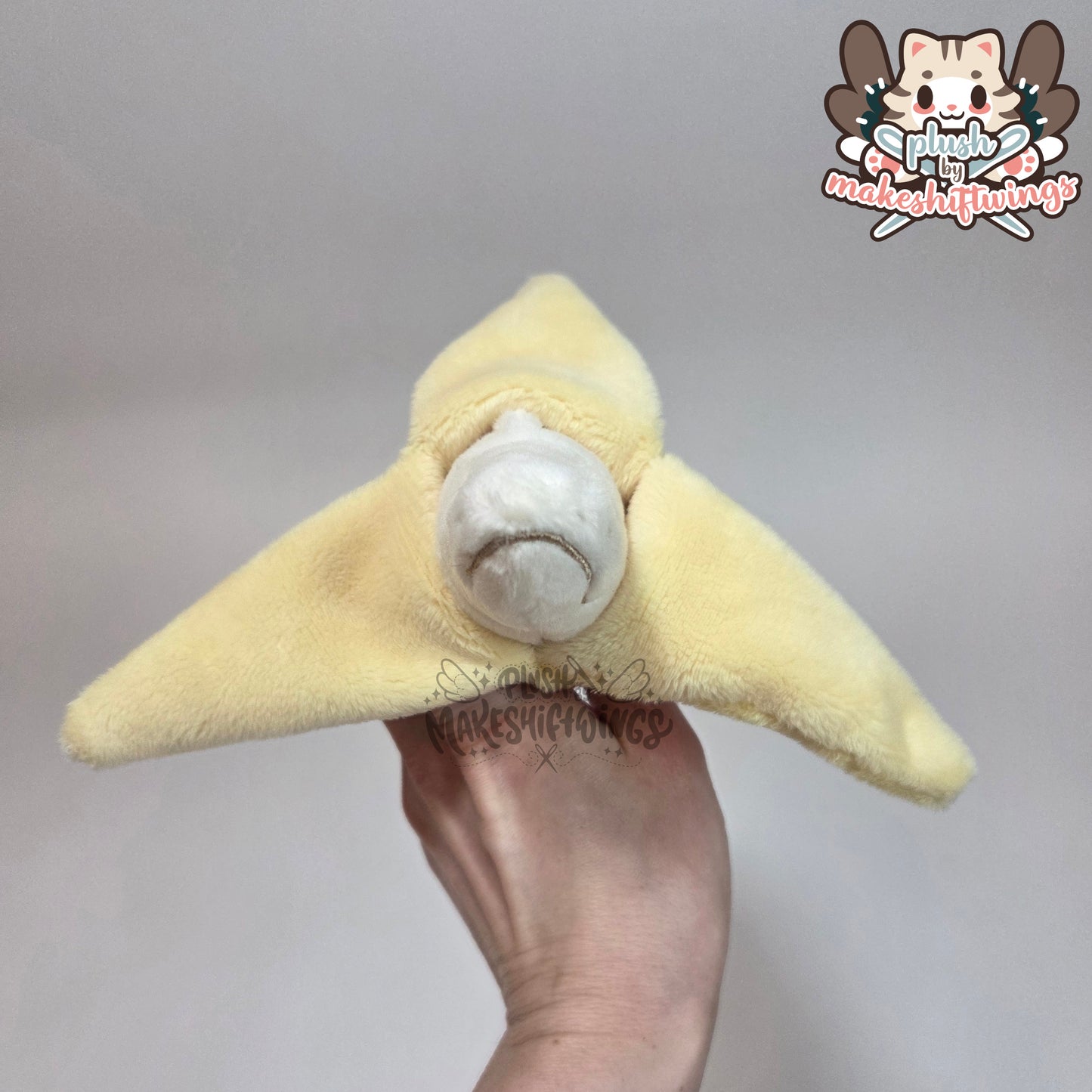 Banana p-eel plush (minky)