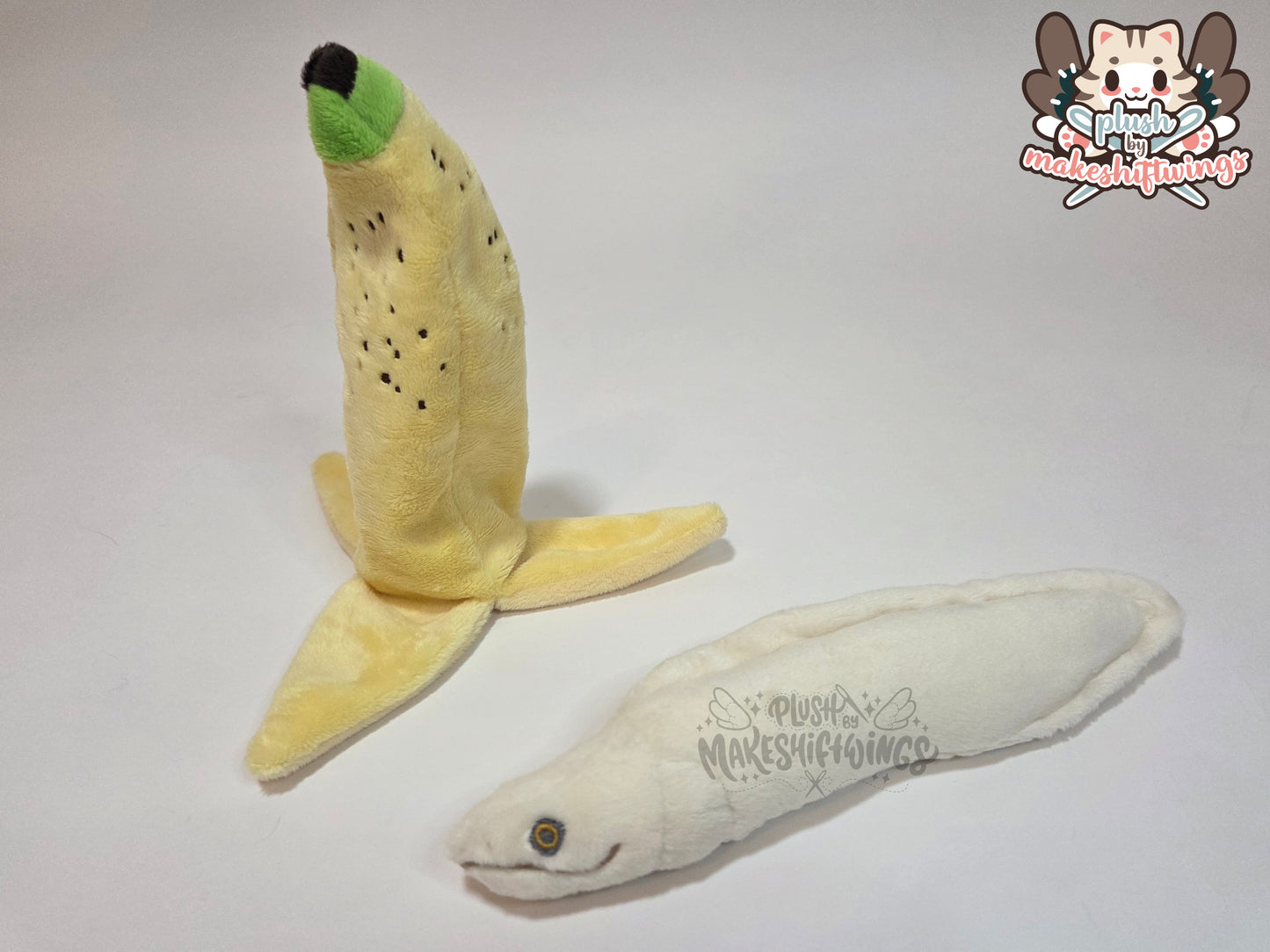 Banana p-eel plush (minky)