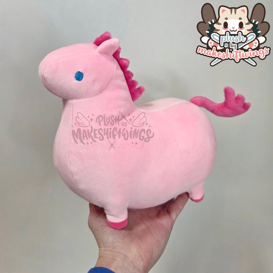 Pink party honse plush