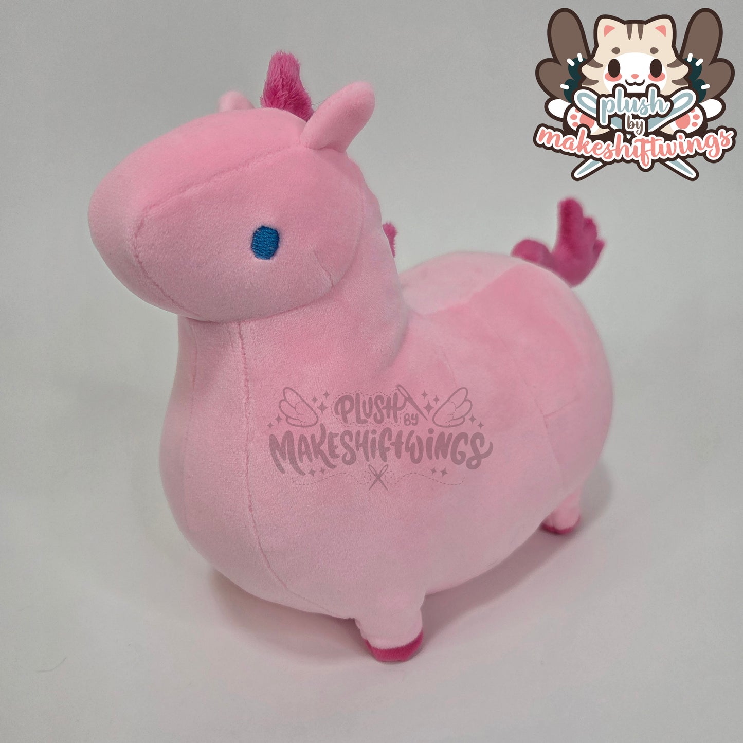Pink party honse plush