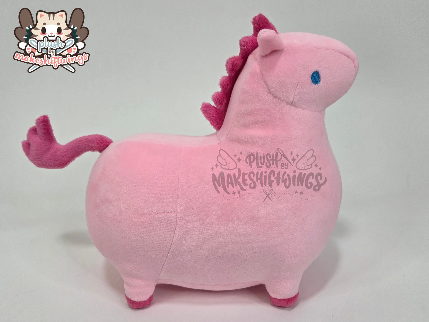 Pink party honse plush