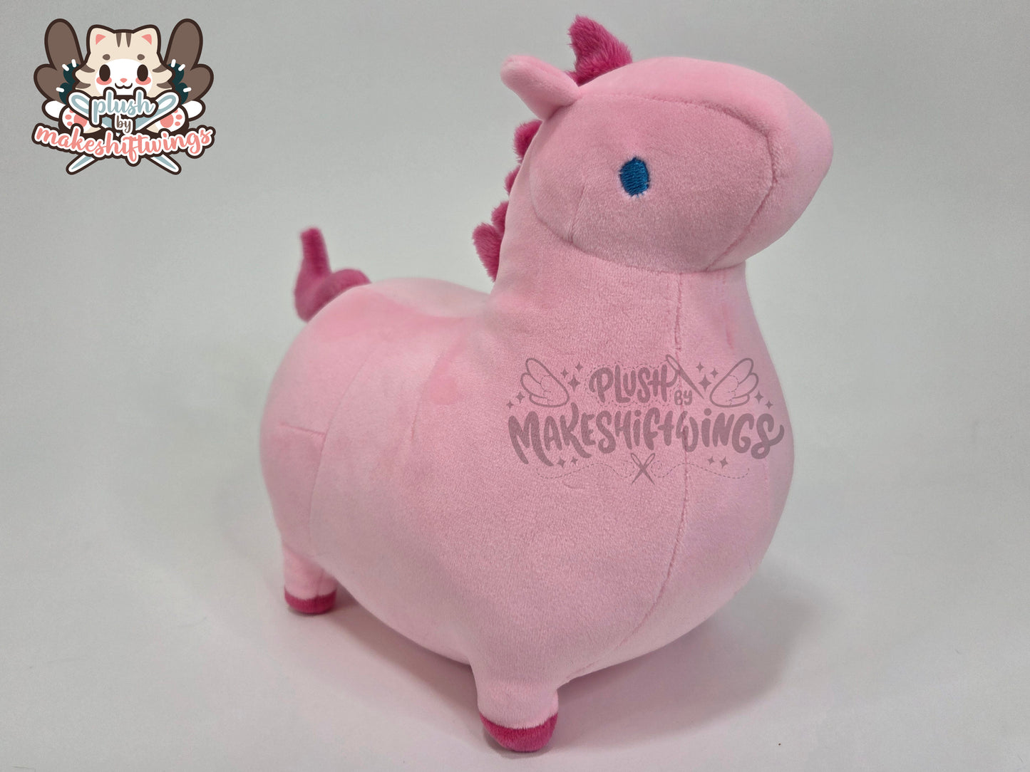Pink party honse plush