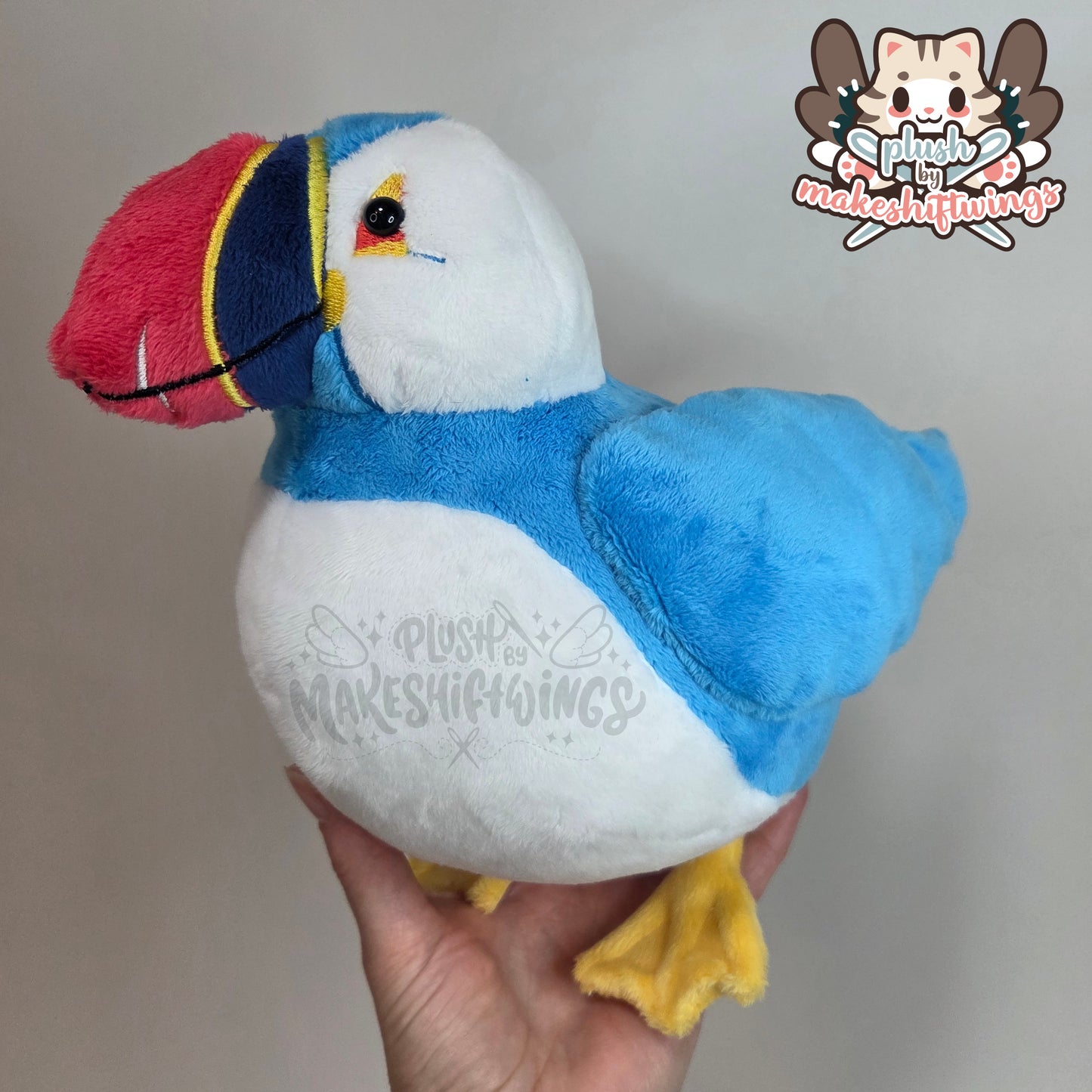 Primary puffin plush