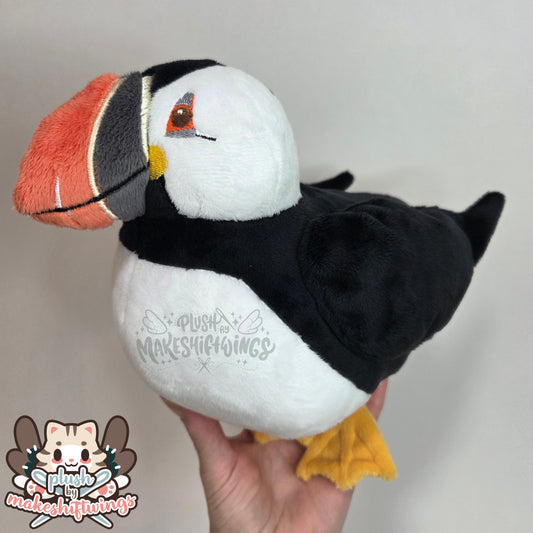 Puffin plush (minky beak)