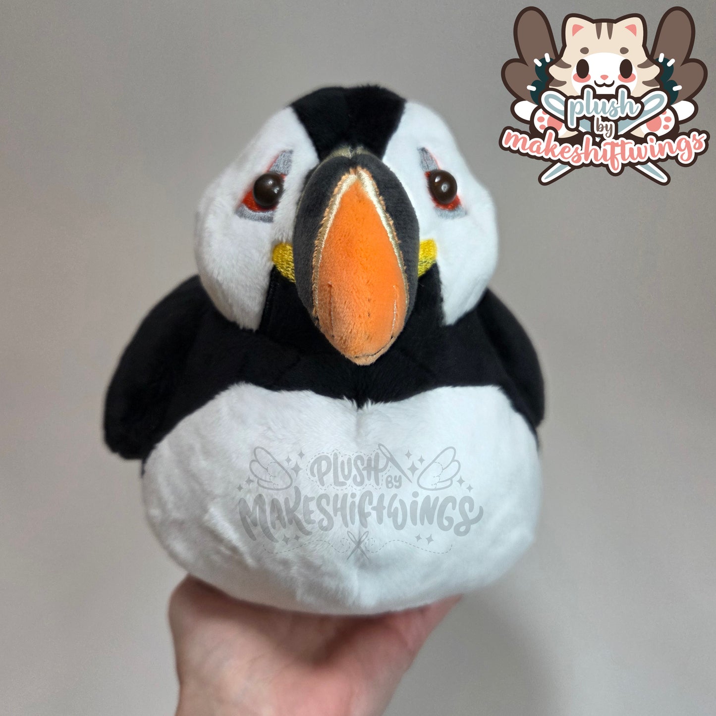 Puffin plush (mochi beak)
