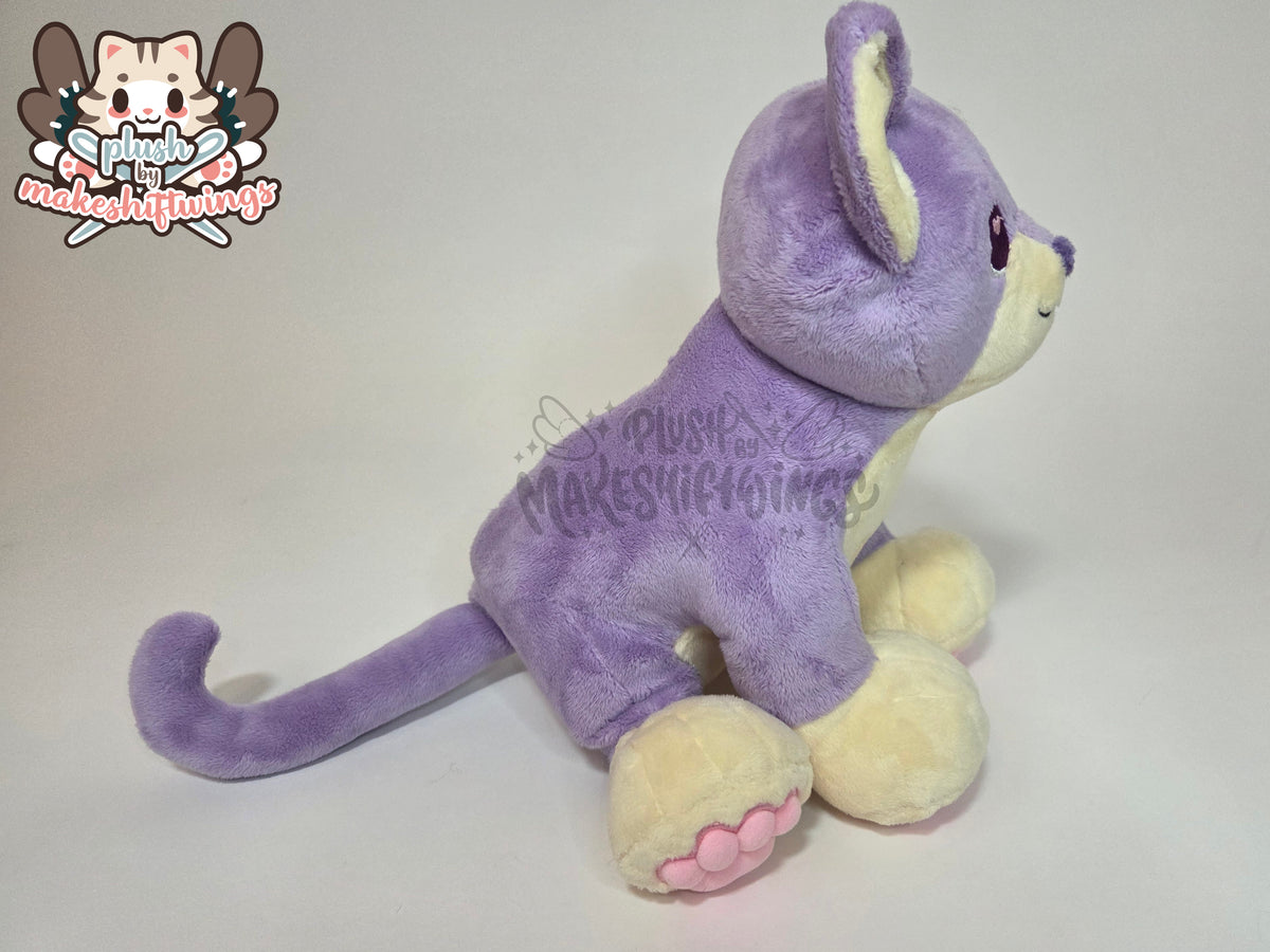 Floppy feline plush