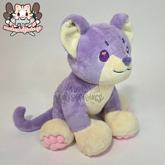 Floppy feline plush