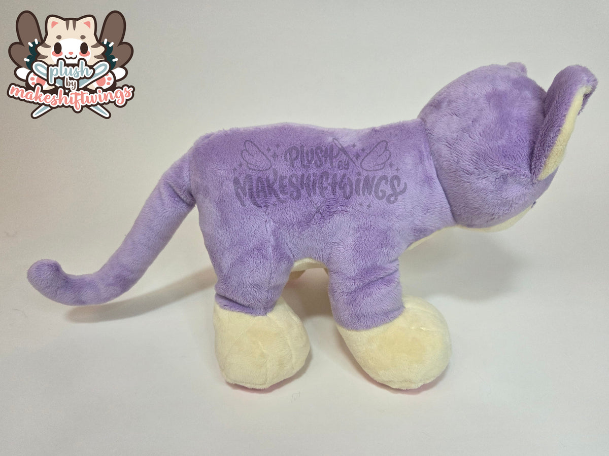 Floppy feline plush