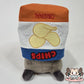 Raccoon in a chip bag (safety eyes)
