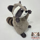 Raccoon in a chip bag (safety eyes)