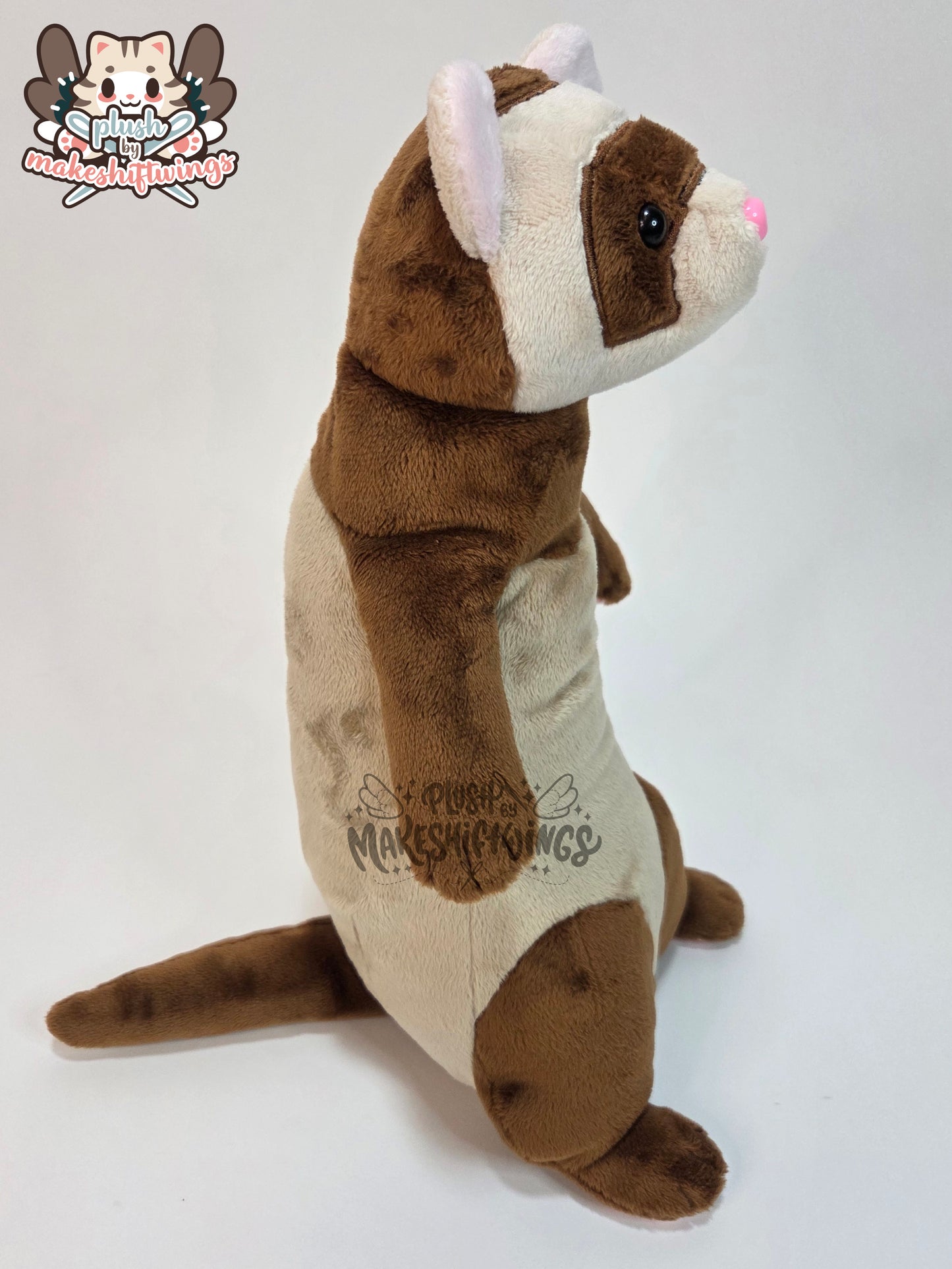 Clown ferret plush