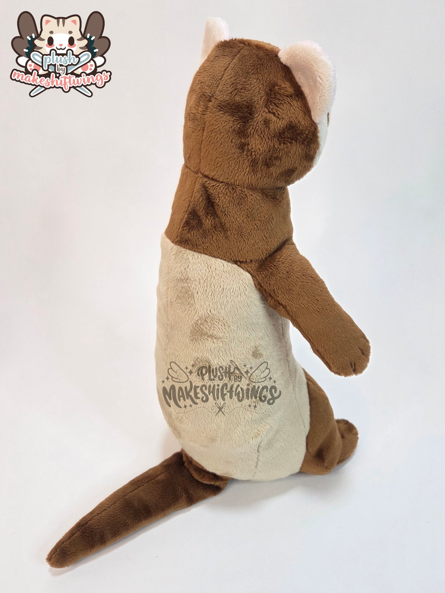 Clown ferret plush