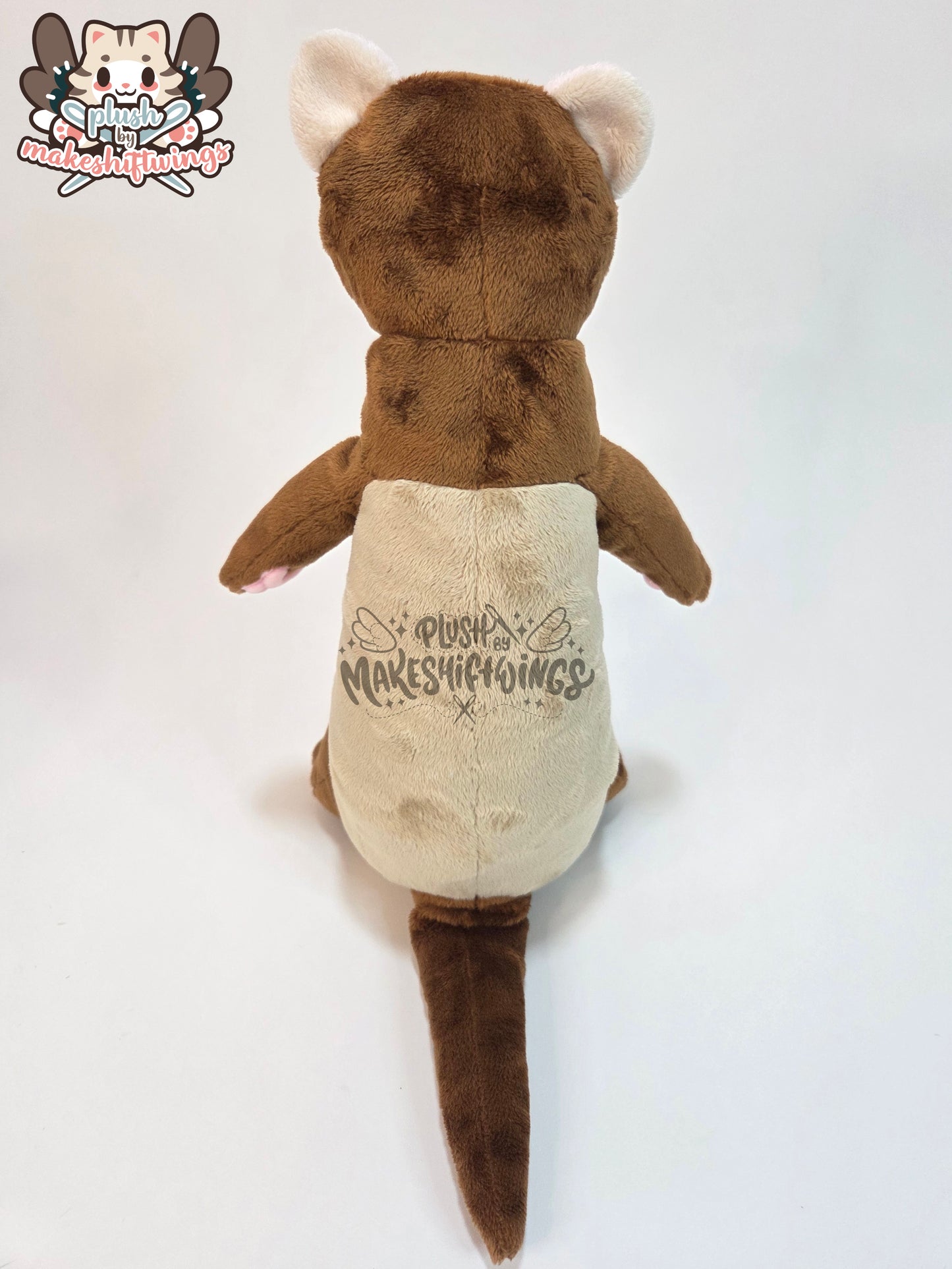 SEWING PATTERN - Ferret plush with clown costume