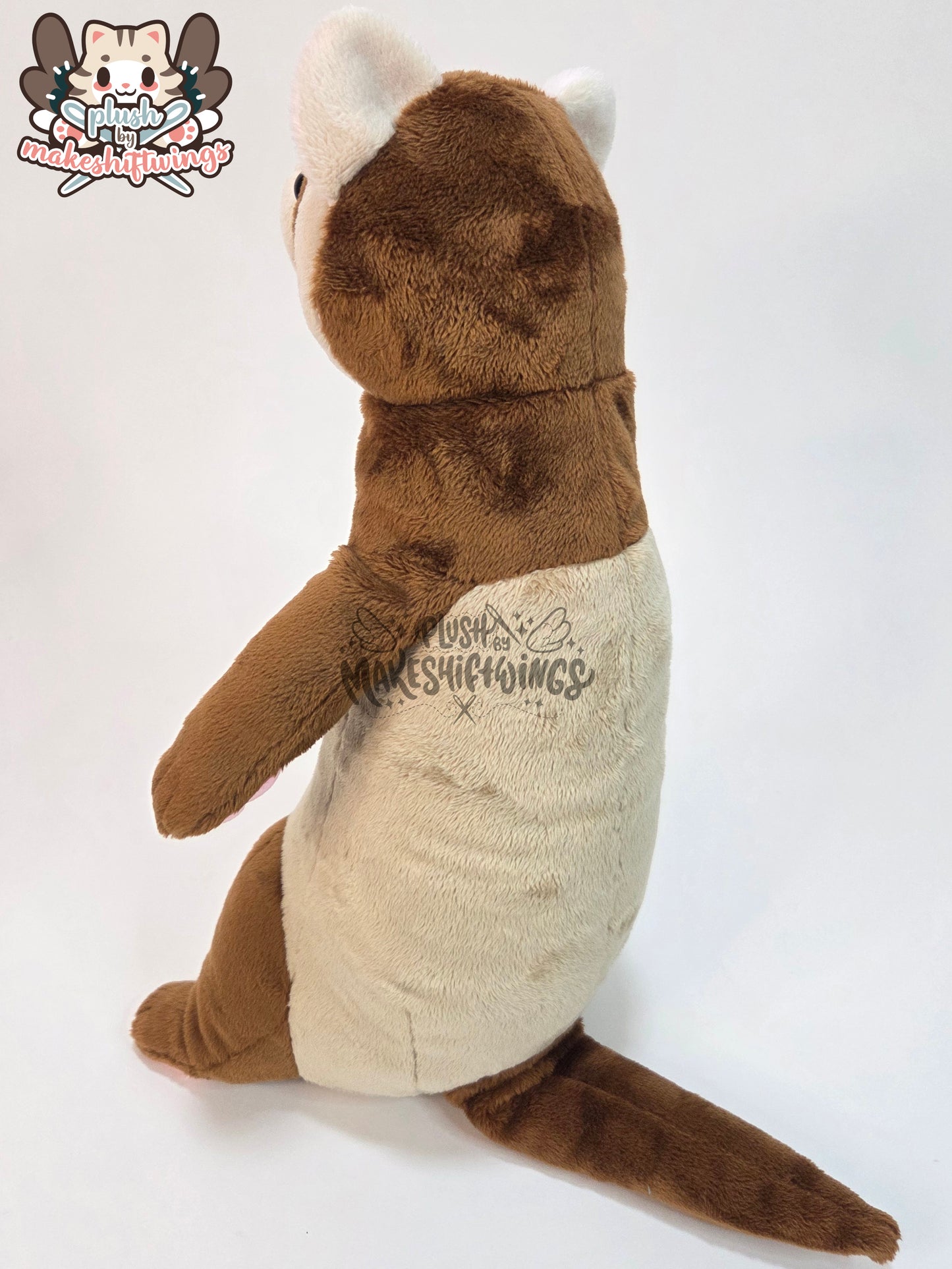 Clown ferret plush