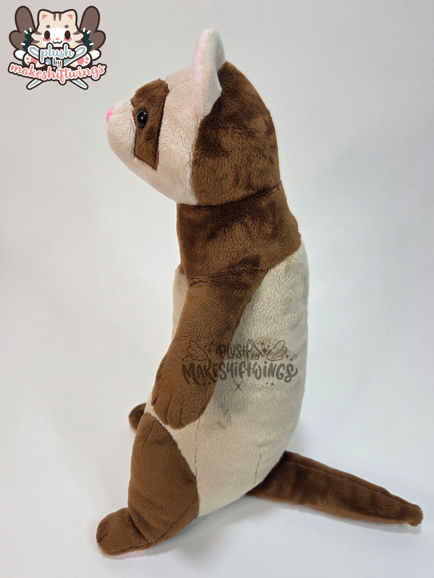 SEWING PATTERN - Ferret plush with clown costume