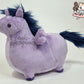 Smart purple horse plush
