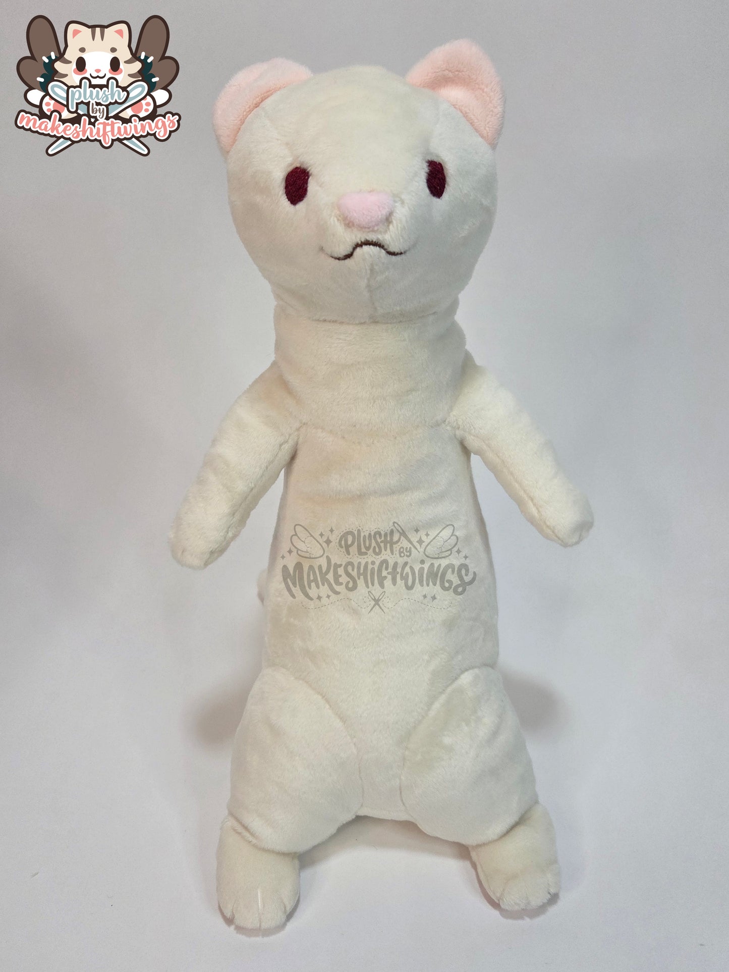 SEWING PATTERN - Ferret plush with clown costume