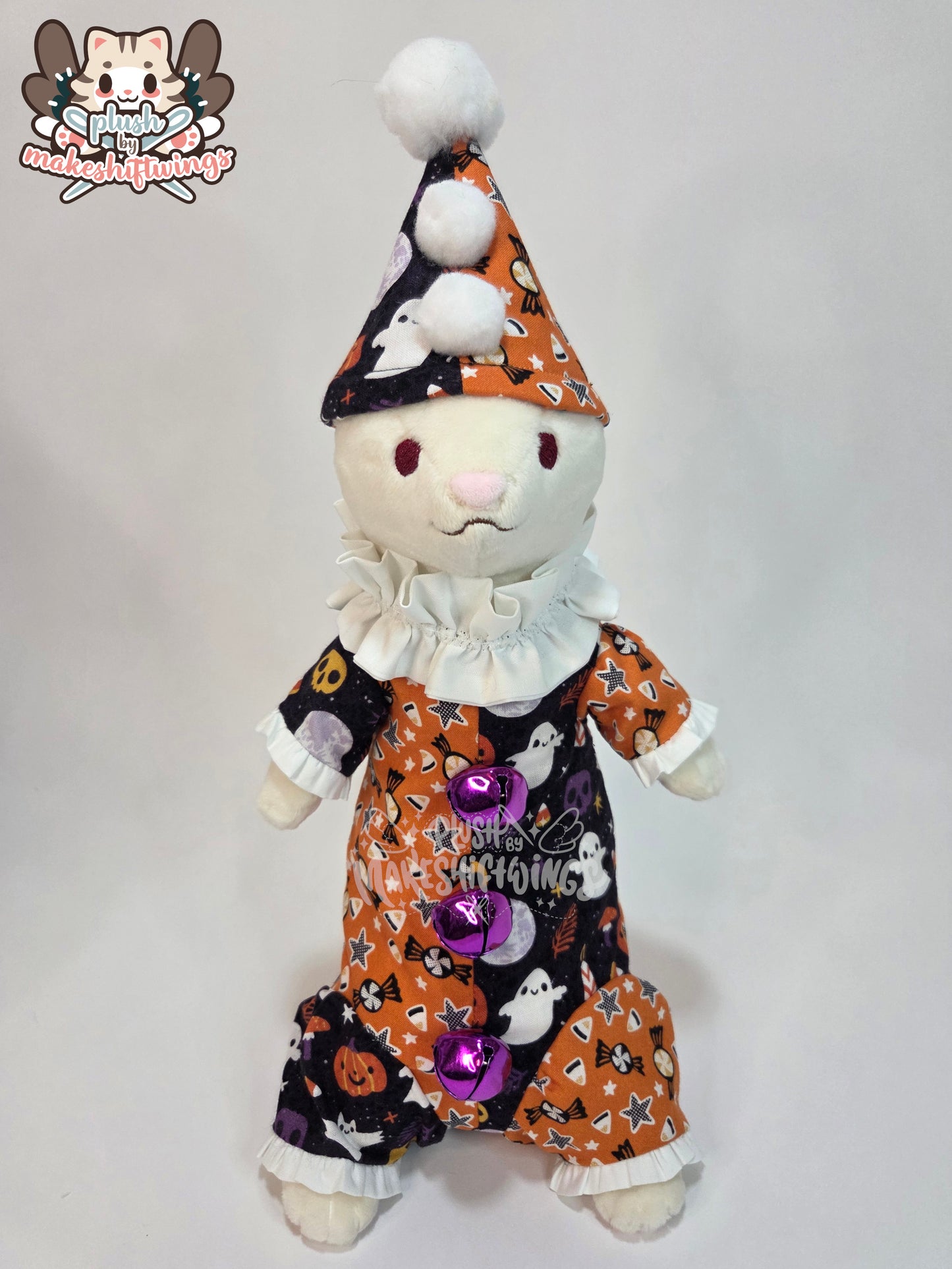 SEWING PATTERN - Ferret plush with clown costume
