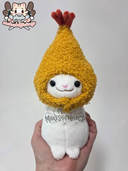White cat in hats plush